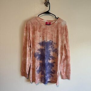 NWT One Teaspoon size XS Pink and purple tie-dye long sleeve Retail: $119